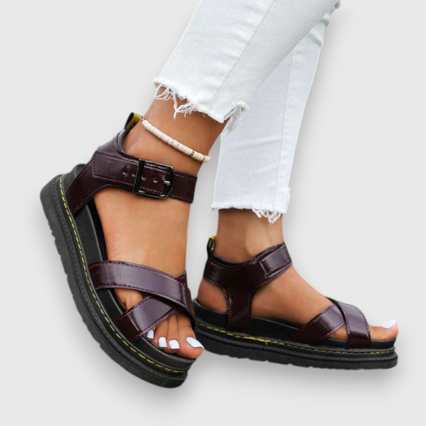 Lanie™ – Sandale ortopedice cu toc pentru confort și stil pe tot parcursul zilei