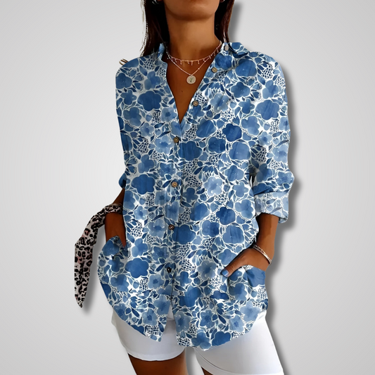 Gry™ – Chemise florale à boutons légère et élégante