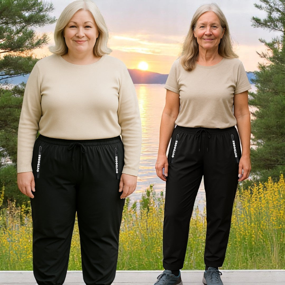 Pantaloni elastici cu uscare rapidă